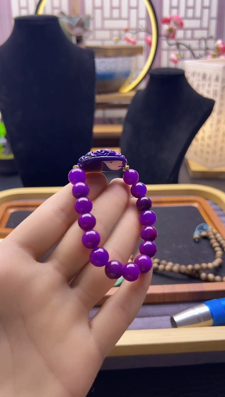 【闪购商品】苏纪石（舒俱来）手链14K金镶嵌S274         