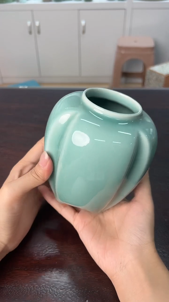 龙泉云间青瓷小米茶器