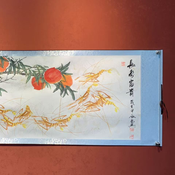 张光兴作品 长寿富贵 六尺