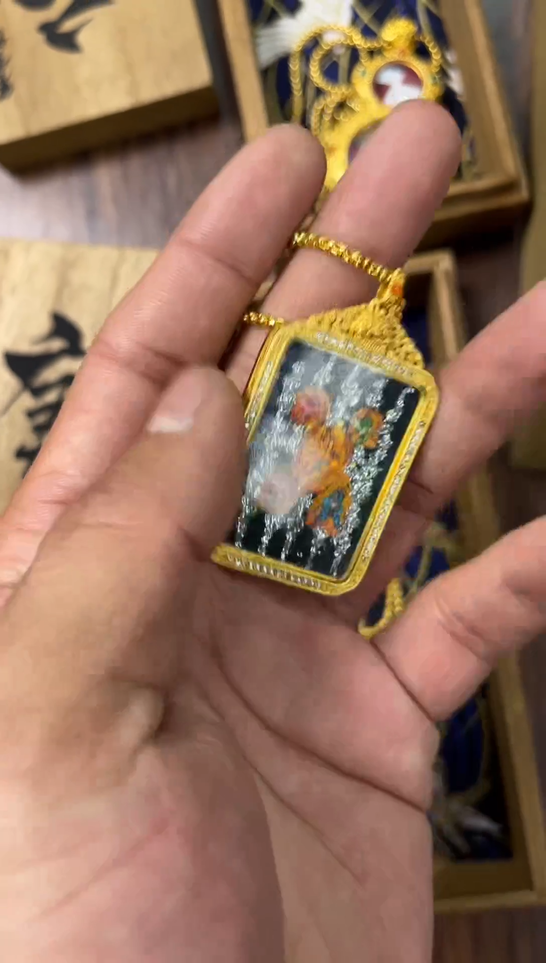 吊坠老三的唐卡tk16