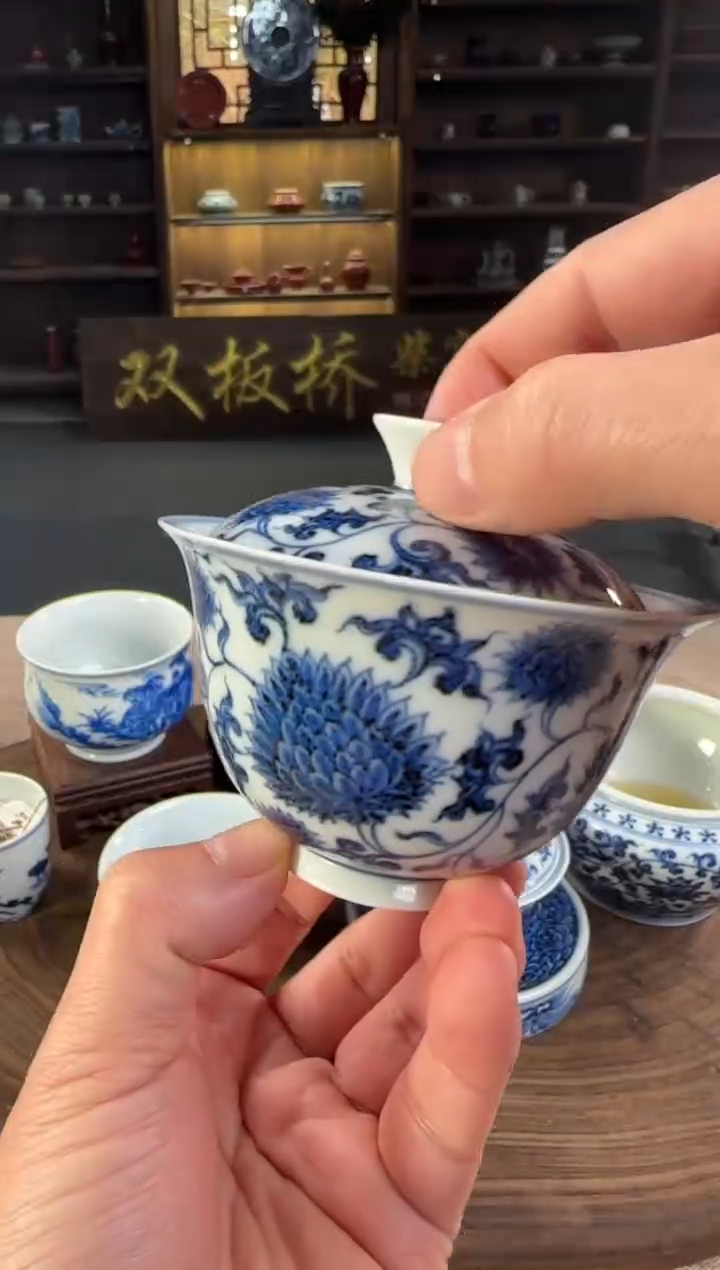 煙**客双板桥柴窑双板桥柴窑青花