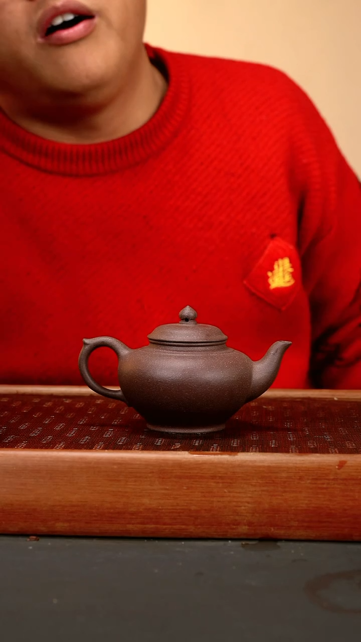 【闪购商品】紫砂茶壶lw 天青 笑樱