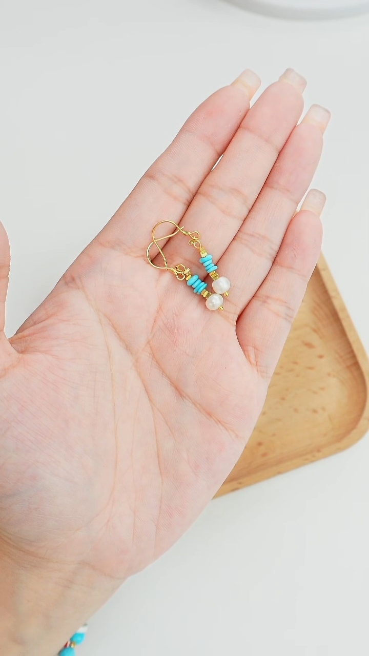 未镶嵌淡水珍珠耳环发货一件