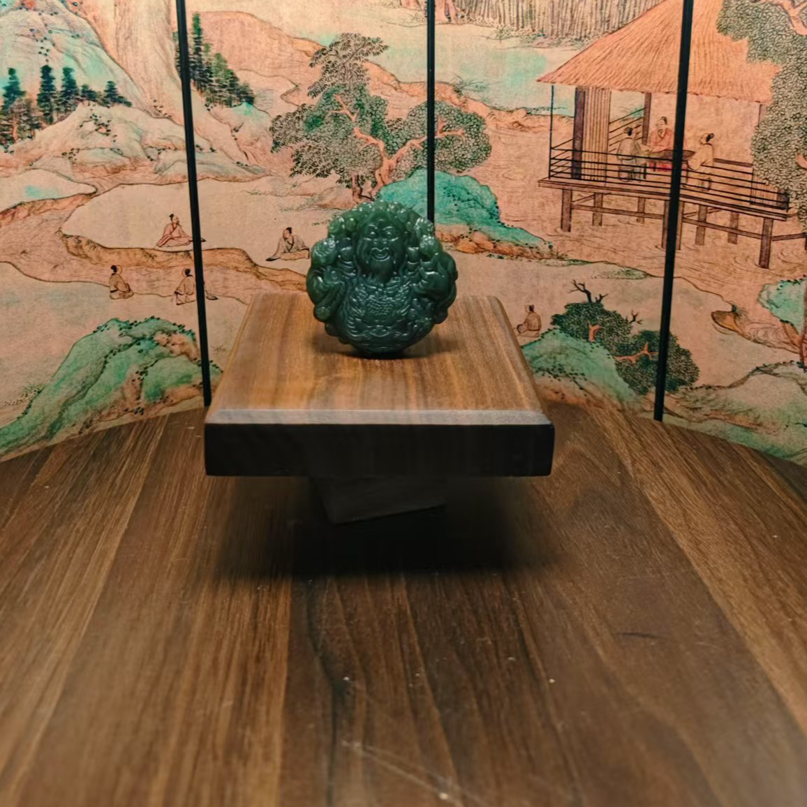 Y和田玉财神吊坠0120