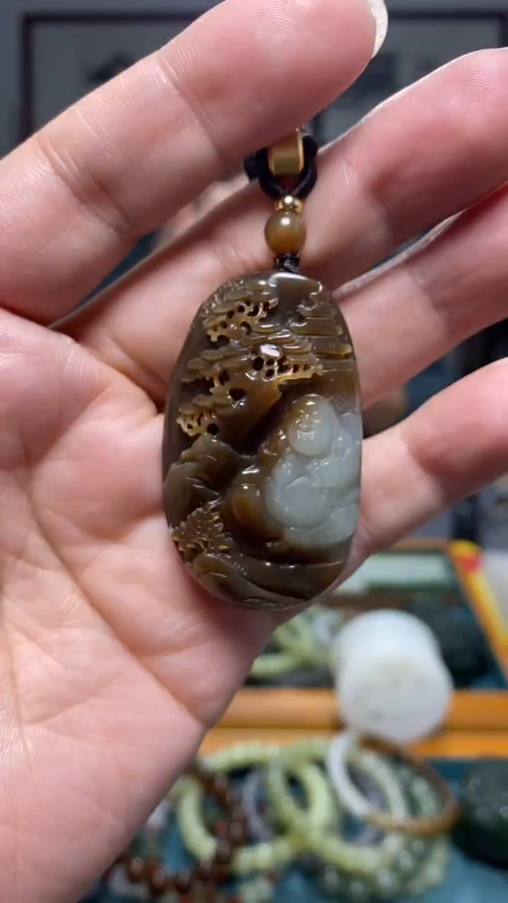颈饰未镶嵌和田玉17
