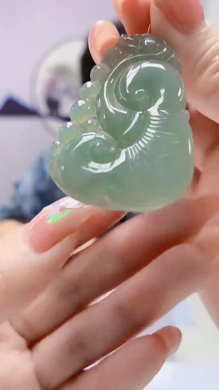 【闪购商品】翡翠颈饰未镶嵌4688DD-jj如意182