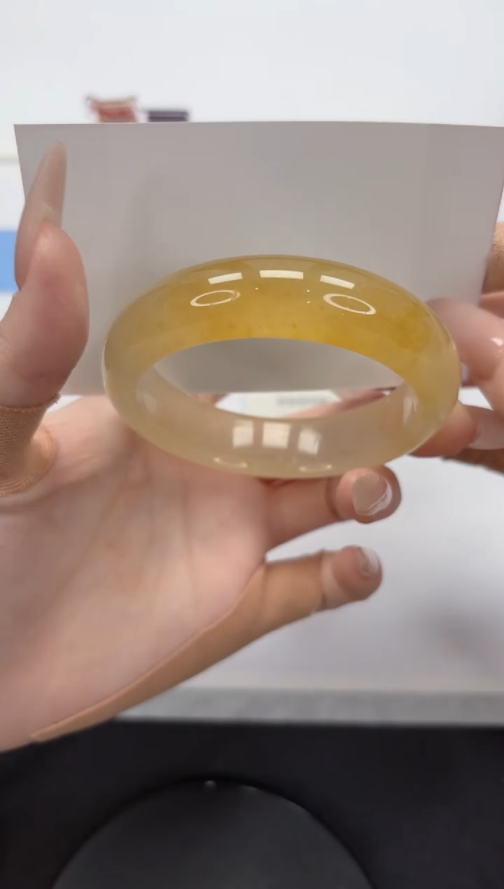 【闪购商品】石英质玉手镯未镶嵌A102-56.6