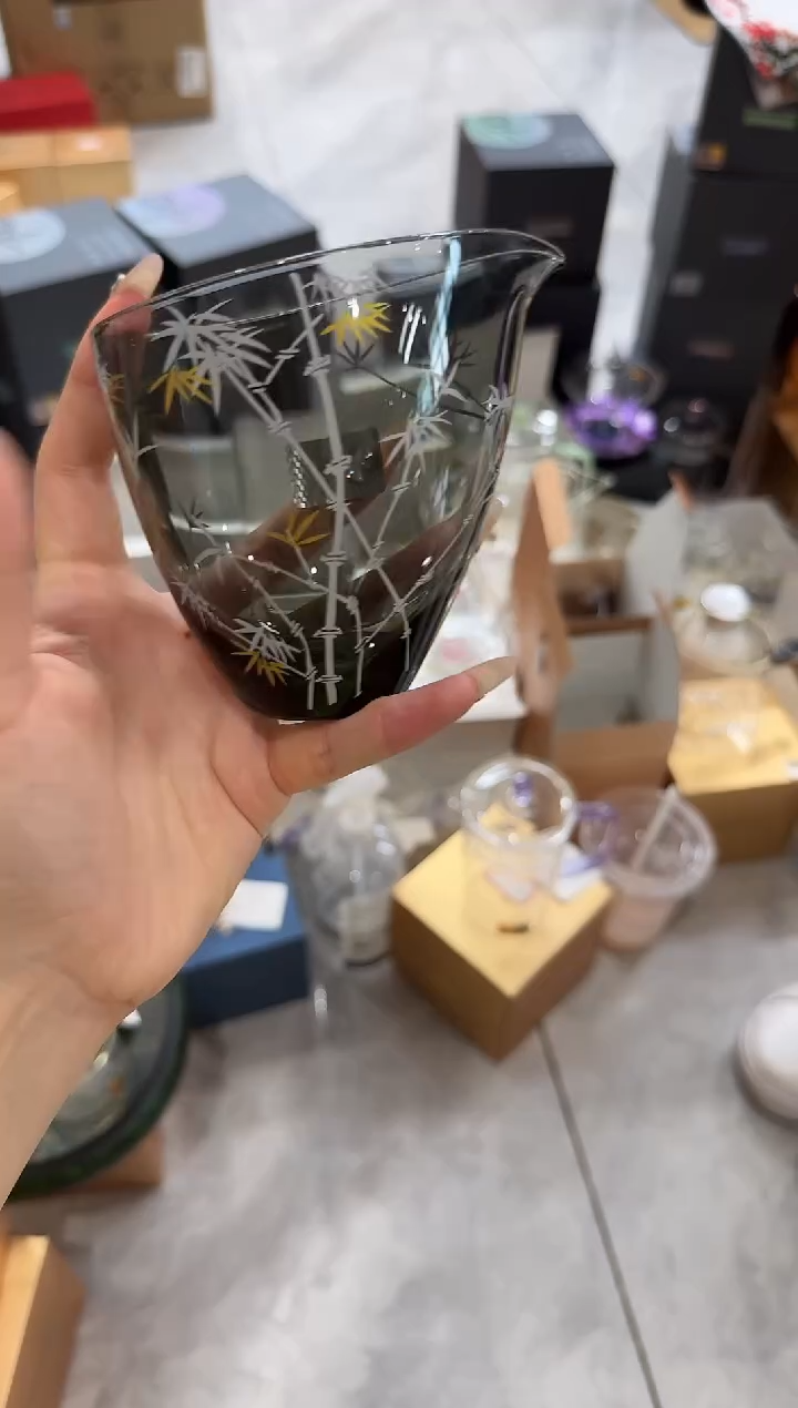 @@禾器晶彩云心烟灰色竹