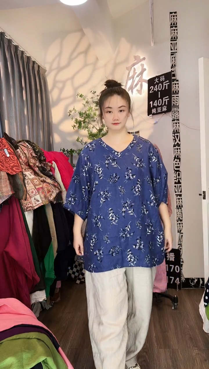 亚麻大码女装系列。140斤-240斤