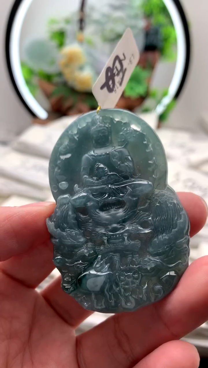 【闪购商品】翡翠颈饰未镶嵌大势至