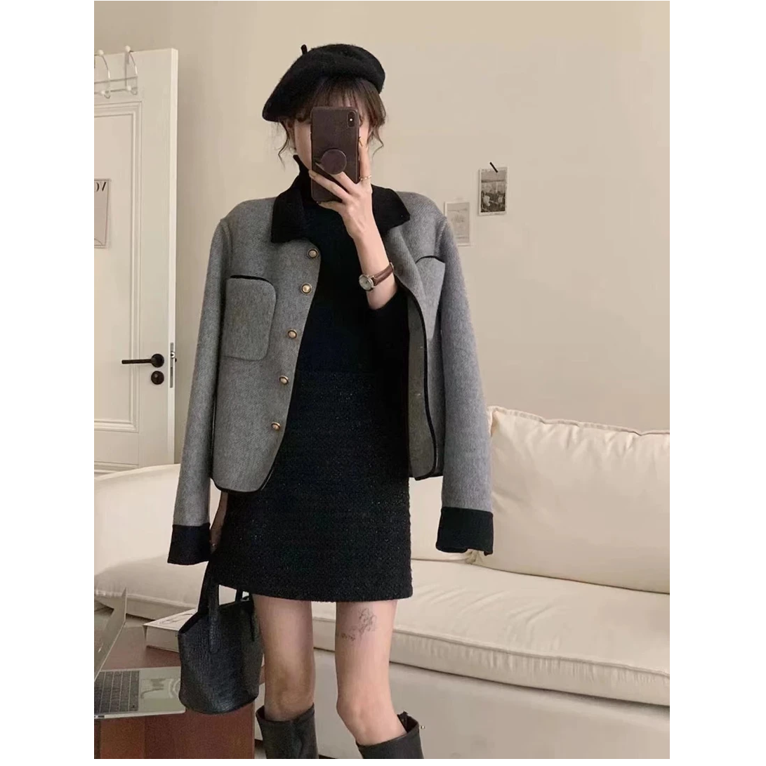 A1576高定小香风外套