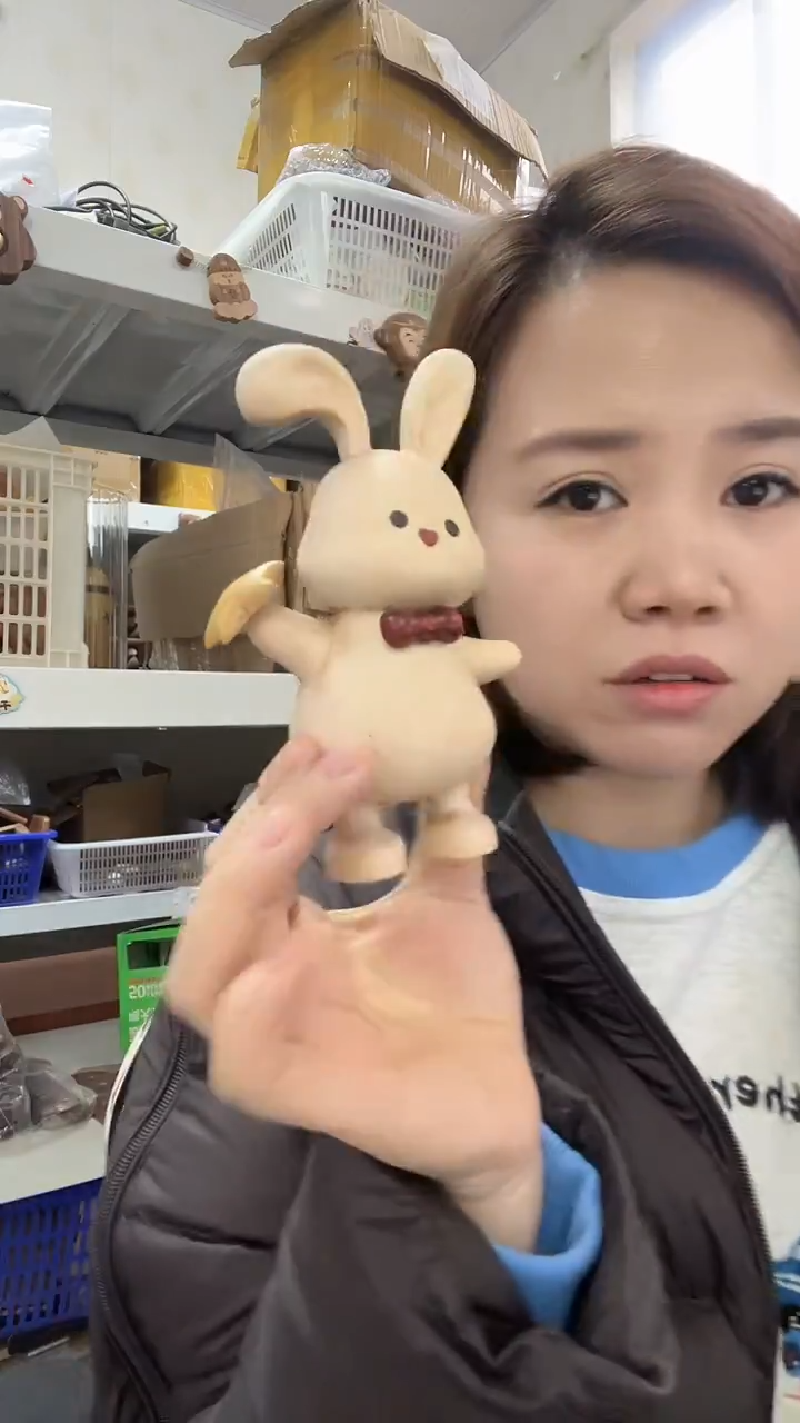 有机玻璃白枫木兔子编号297