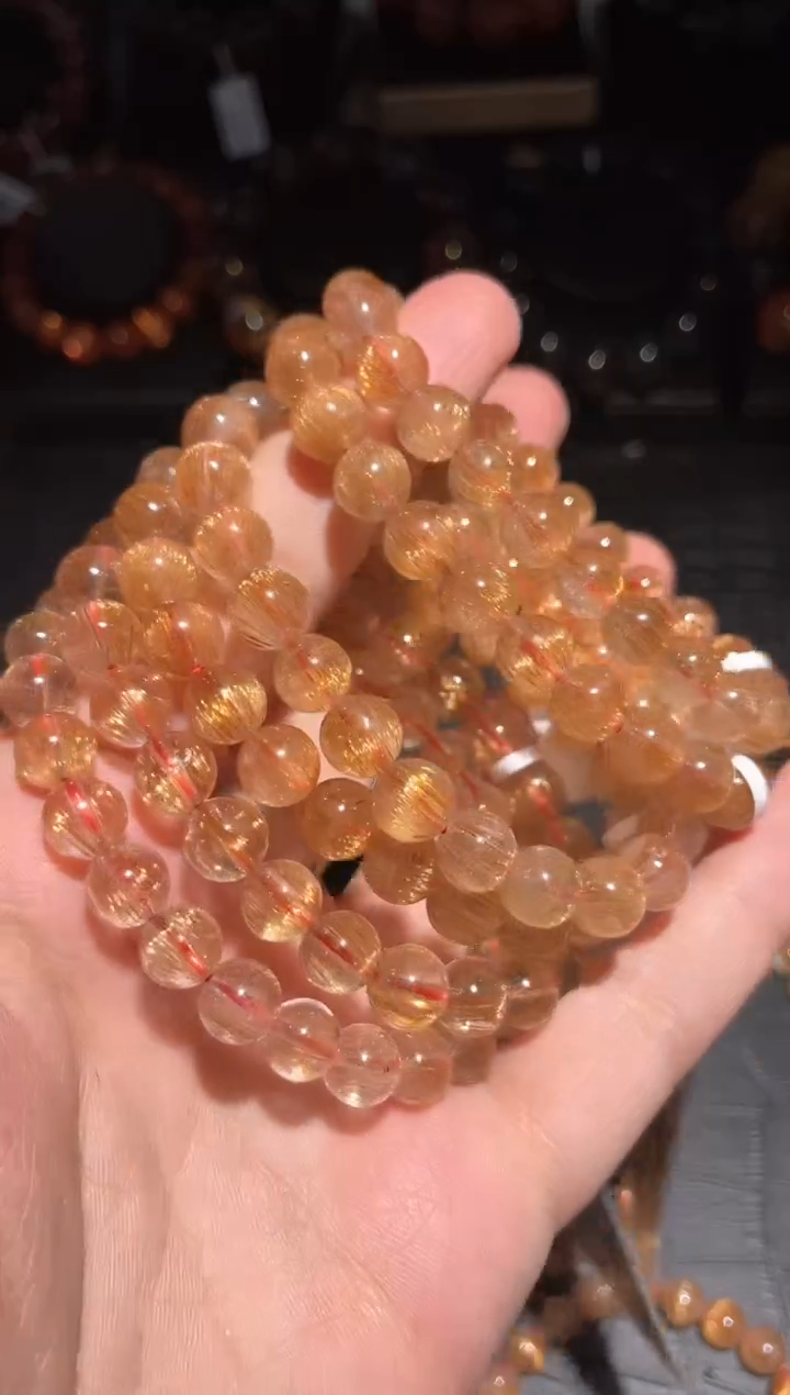 【闪购商品】水晶手链未镶嵌发晶单圈A8（多样性发其一）