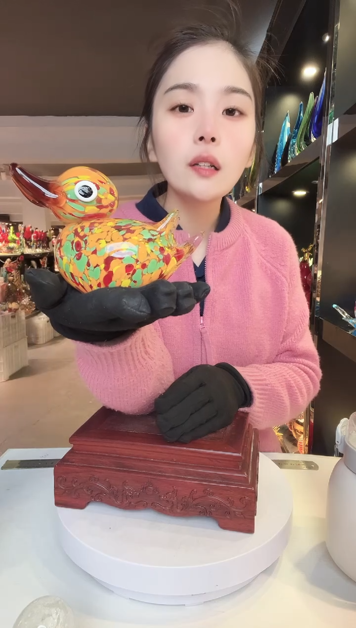 【闪购商品】茶盏琉璃摆件家居摆件