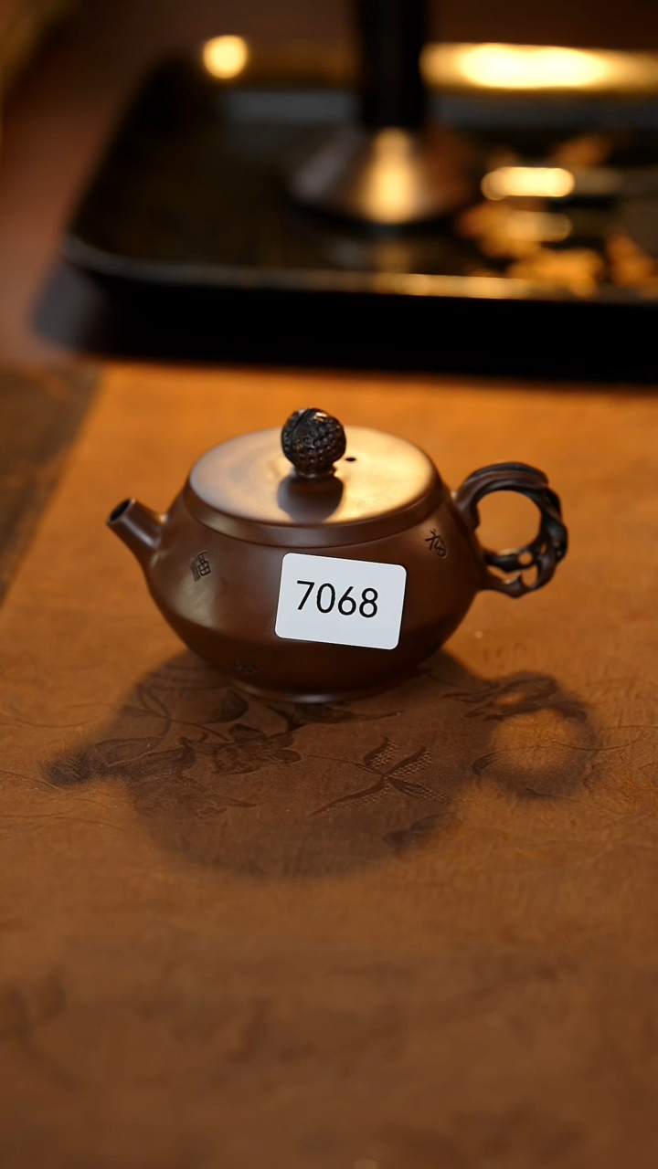 【闪购商品】雲梦茶器紫陶小壶7068