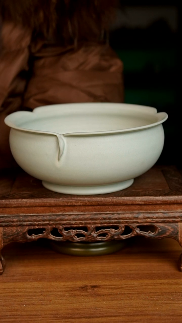 杯奶奶灰百合洗窑变