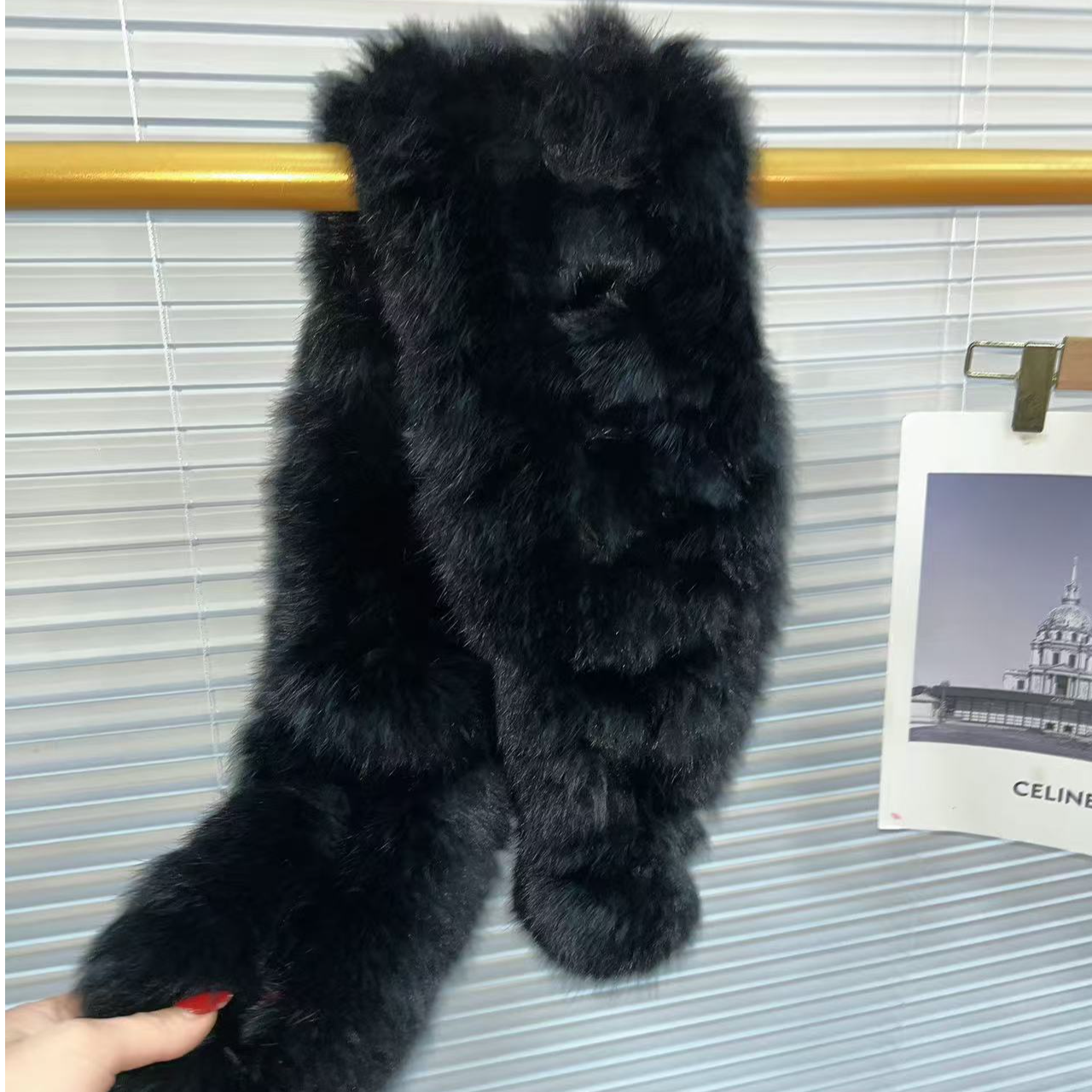 08【凡家衣橱】时尚百搭洋气轻奢保暖兔毛围巾