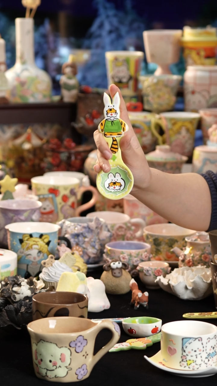 其他陶景德镇釉下彩手绘设计师款陶瓷