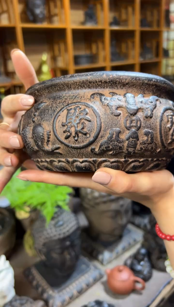 陶土【火山泥】聚宝盆