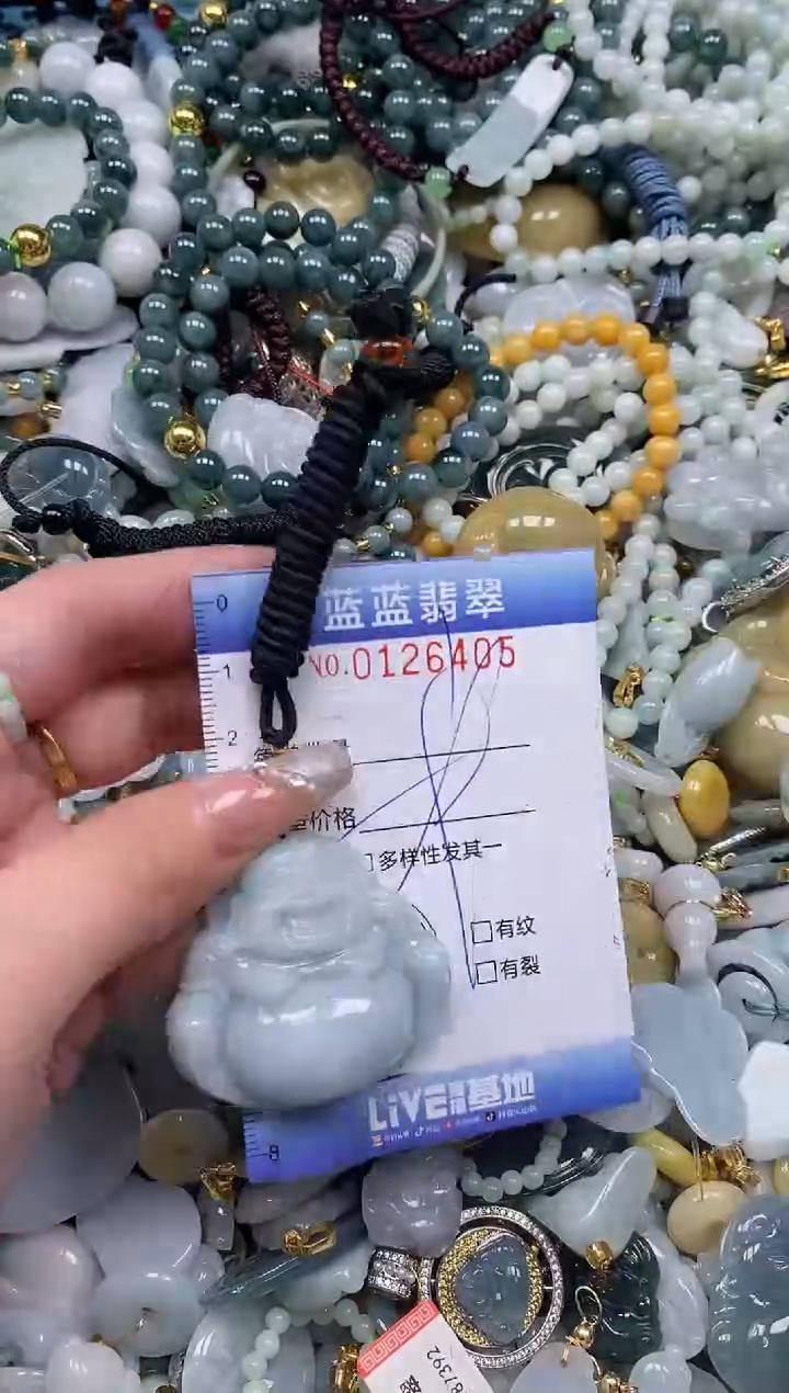 【闪购商品】翡翠颈饰未镶嵌闪购0126405多样性发其一