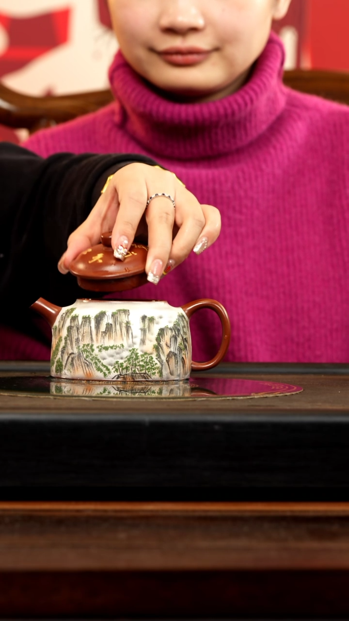 【闪购商品】紫砂茶壶WPR 大红袍 秦钟