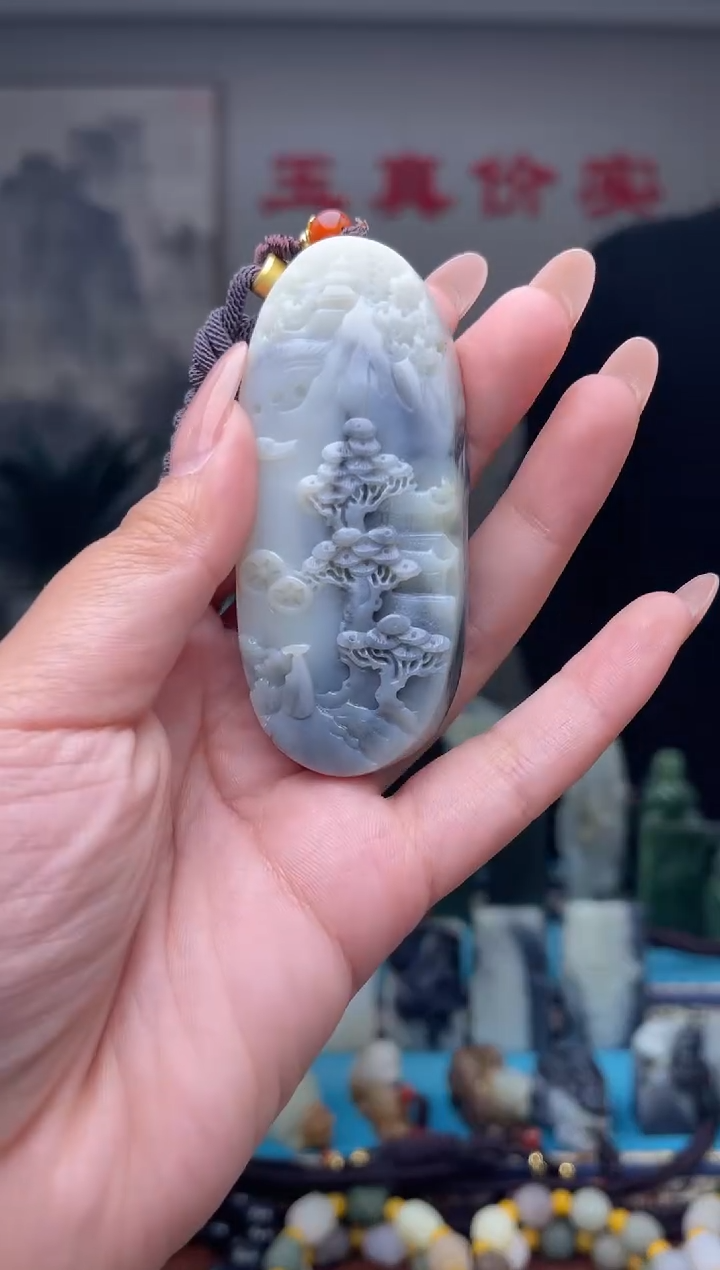 未镶嵌和田玉挂件1