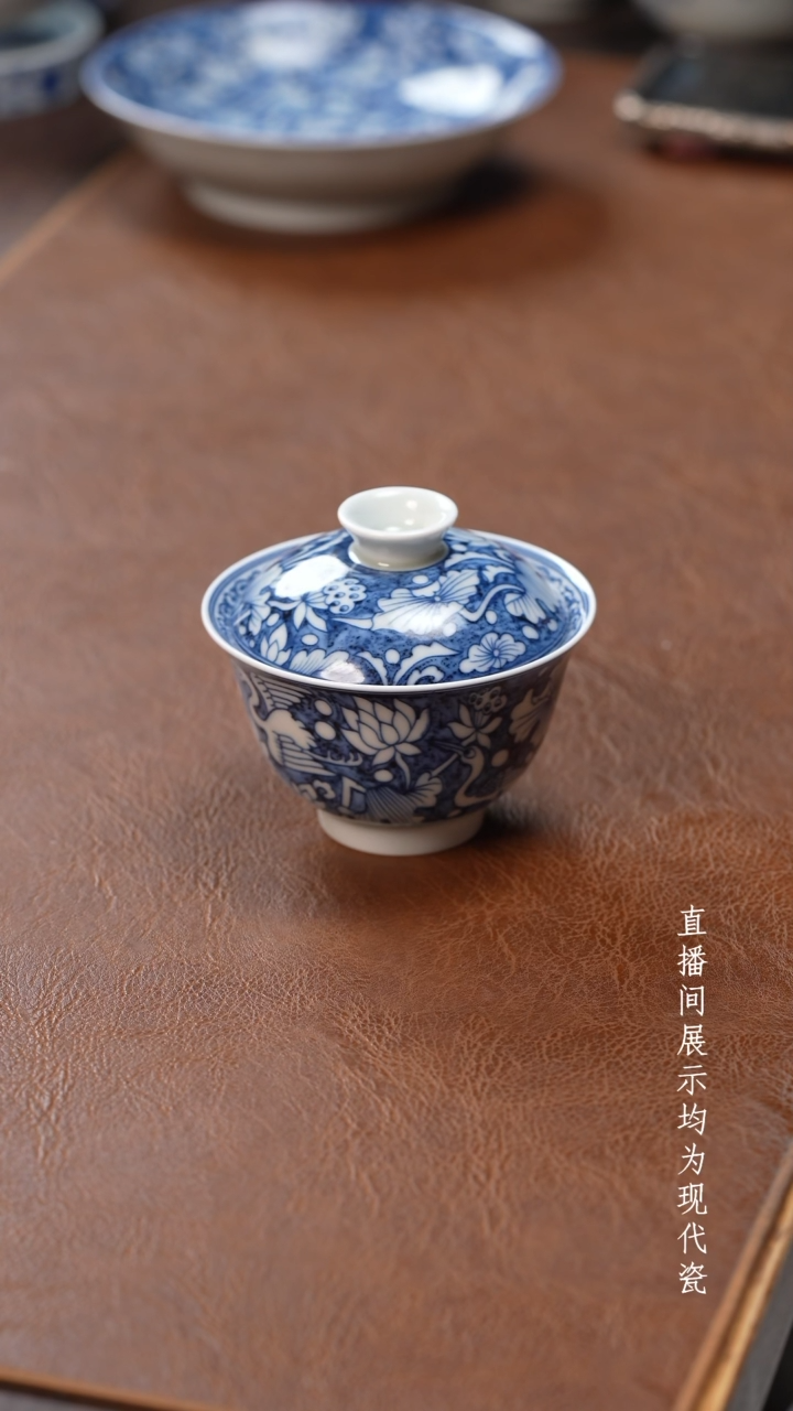 茶器茶器一鹭盖碗