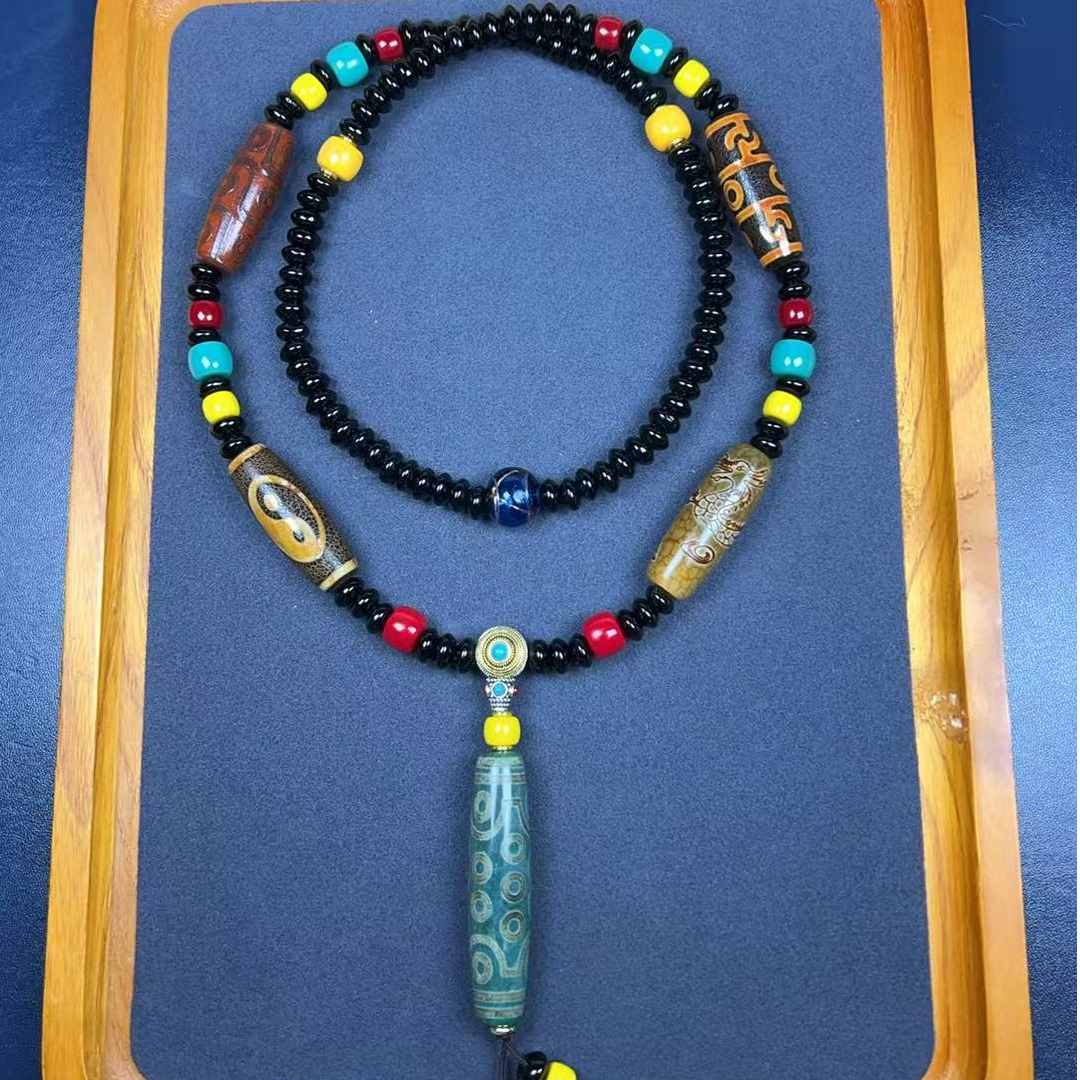 藏式经典21y吊坠项链