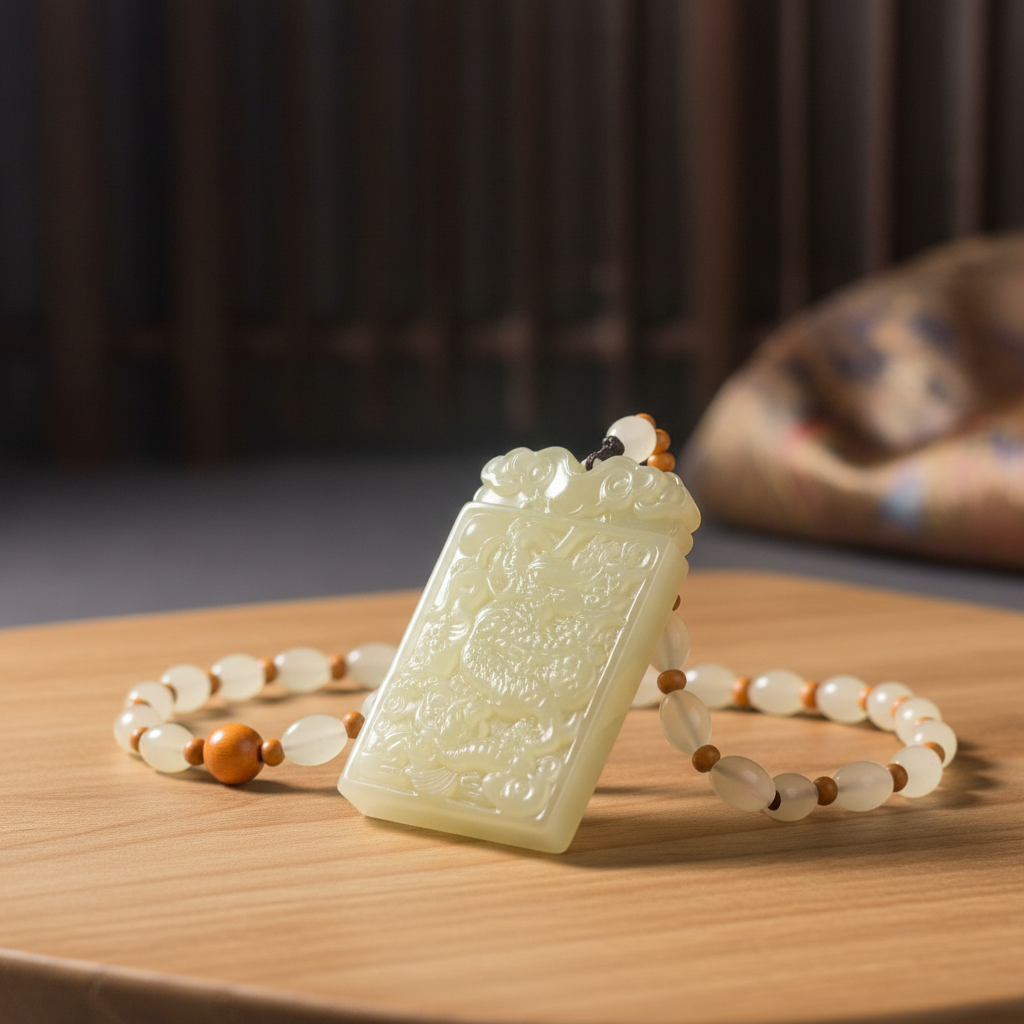 新疆正黄口 九五大龙牌 霸气侧漏大吊坠