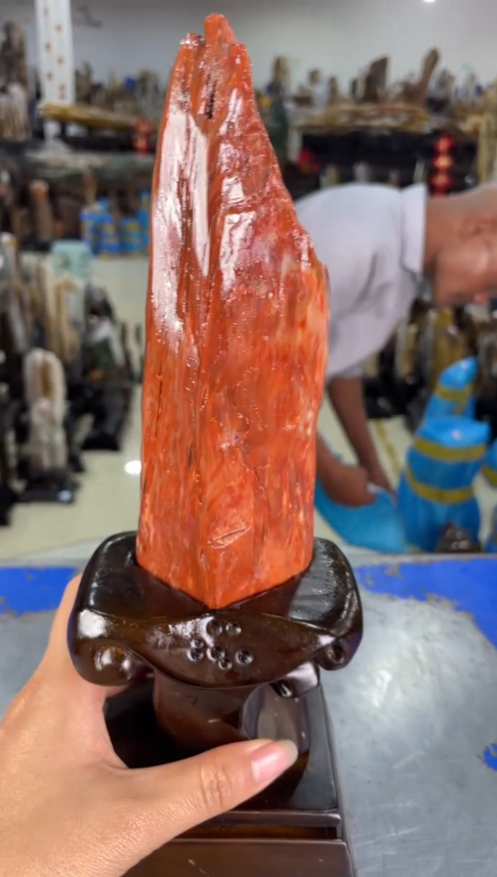 【闪购商品】硅化玉摆件未镶嵌26
