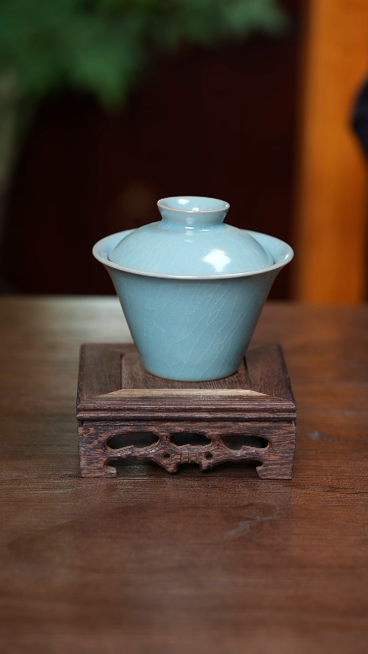 【闪购商品】L·宝丰宋官窑汝瓷盖碗