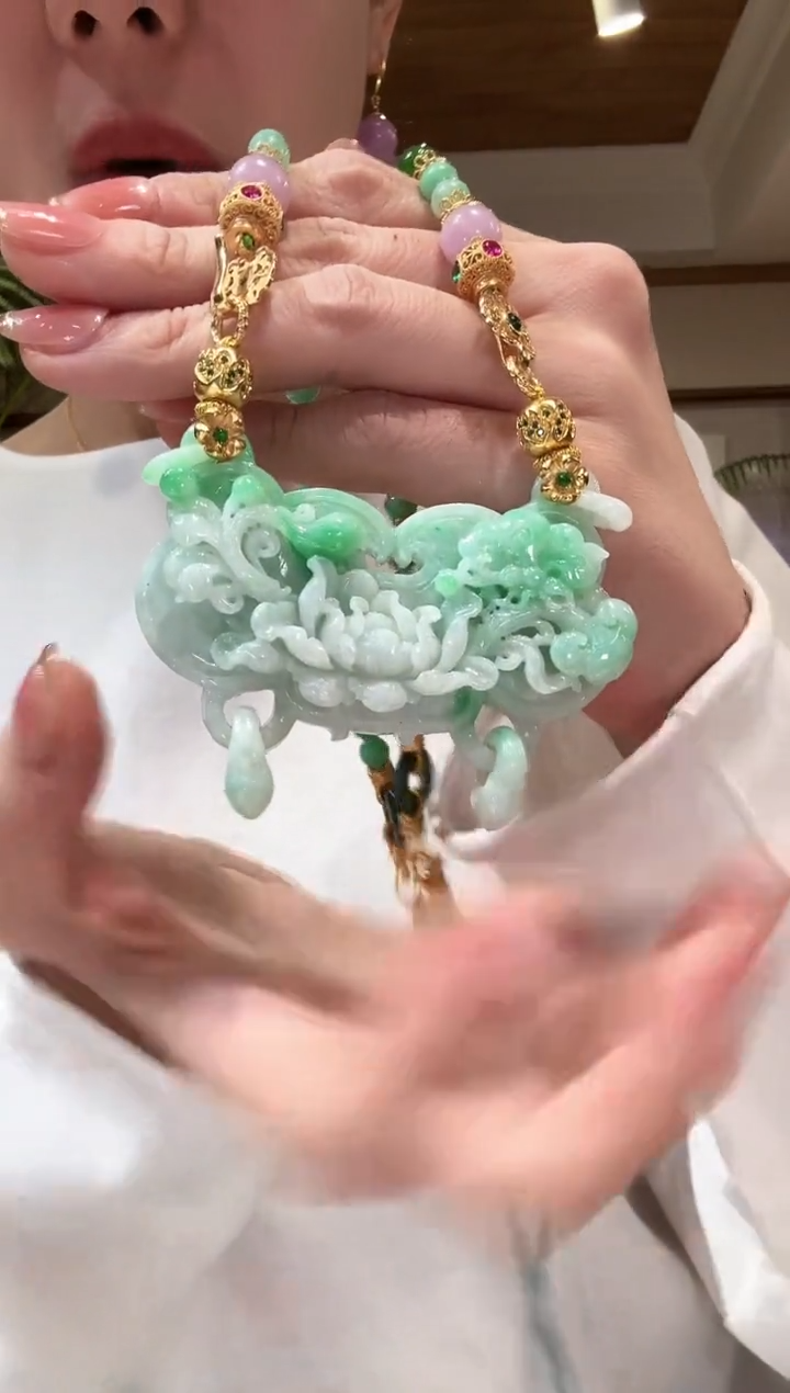 【闪购商品】翡翠颈饰未镶嵌国风