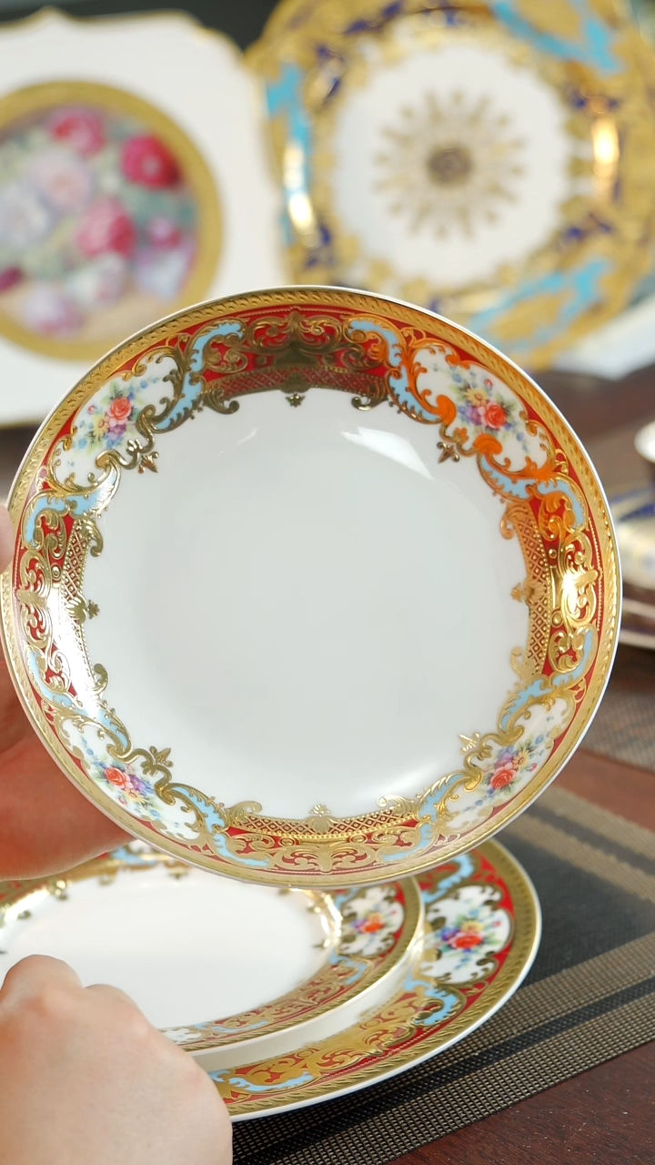 【闪购商品】瓷片8英寸深菜盘 福利价 