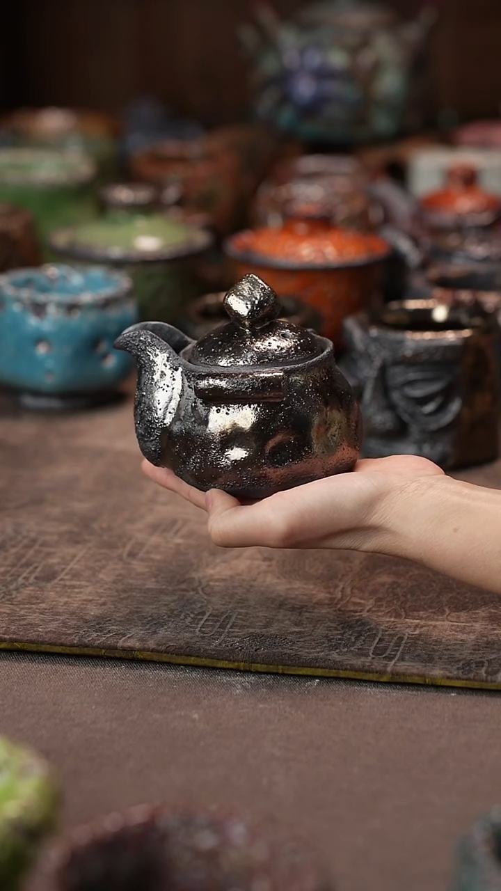 晴****️景德镇柴烧志野杯