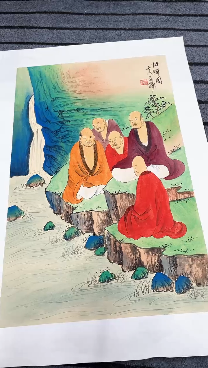 精品国画人物作品