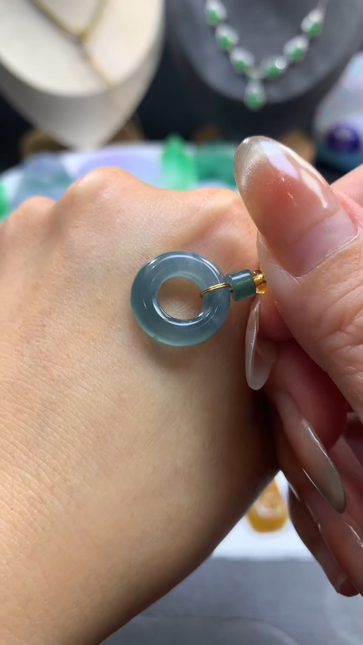 【闪购商品】翡翠颈饰合金翡翠