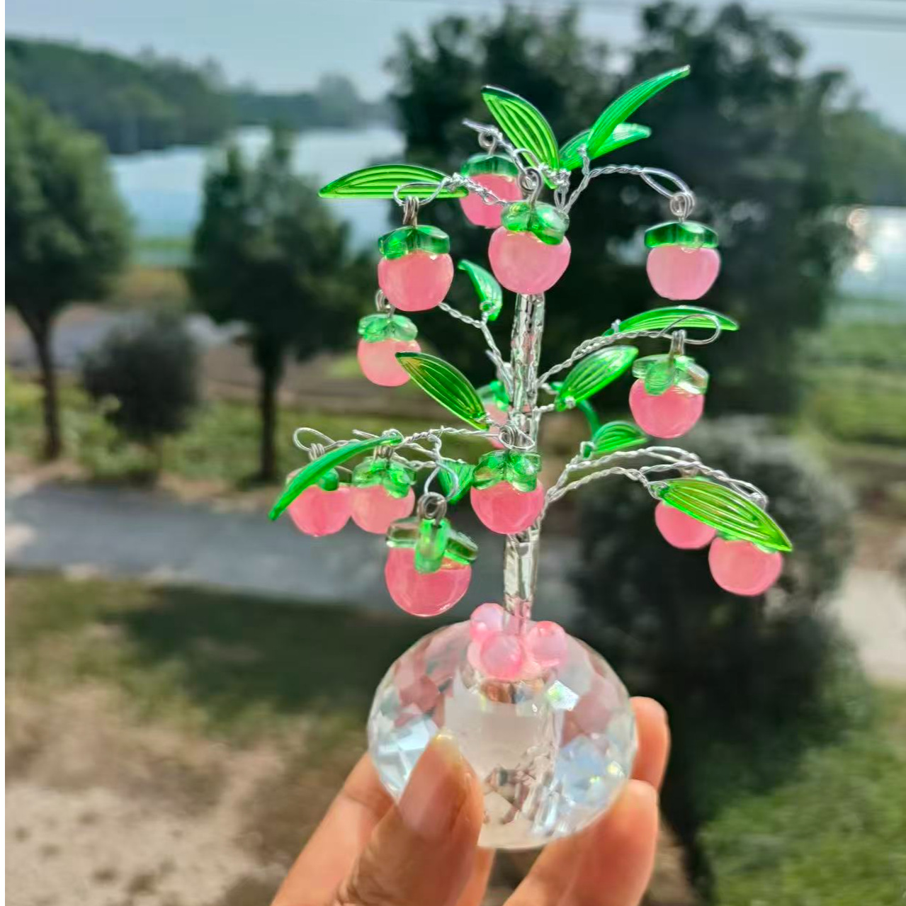 水晶 平安树 苹果树 DIY材料包