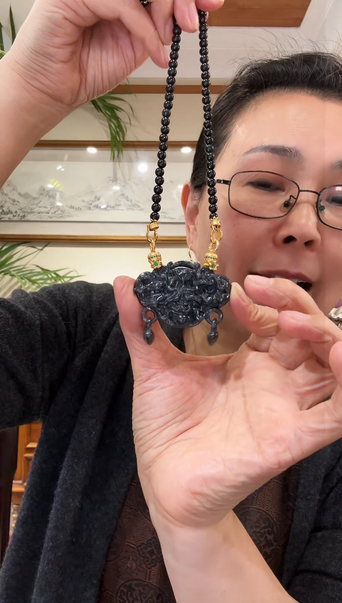 【闪购商品】翡翠颈饰未镶嵌国风