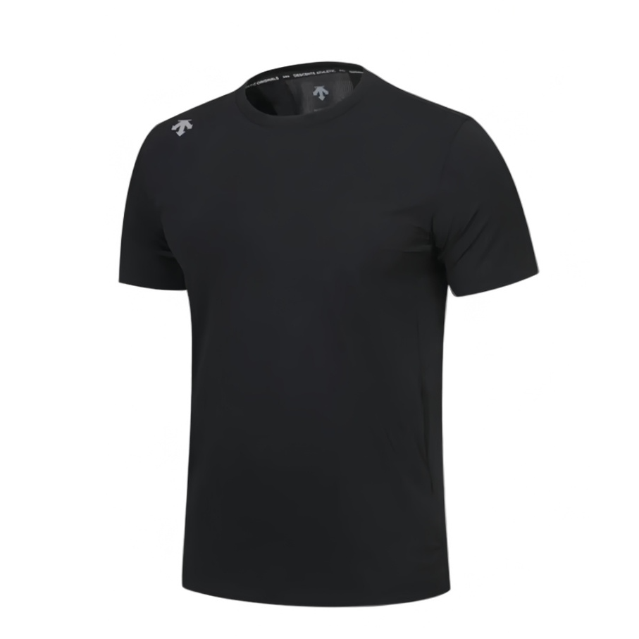 DESCENTE/韩版速干健身T恤运动TOUGH透气户外面料夏季圆领短袖男