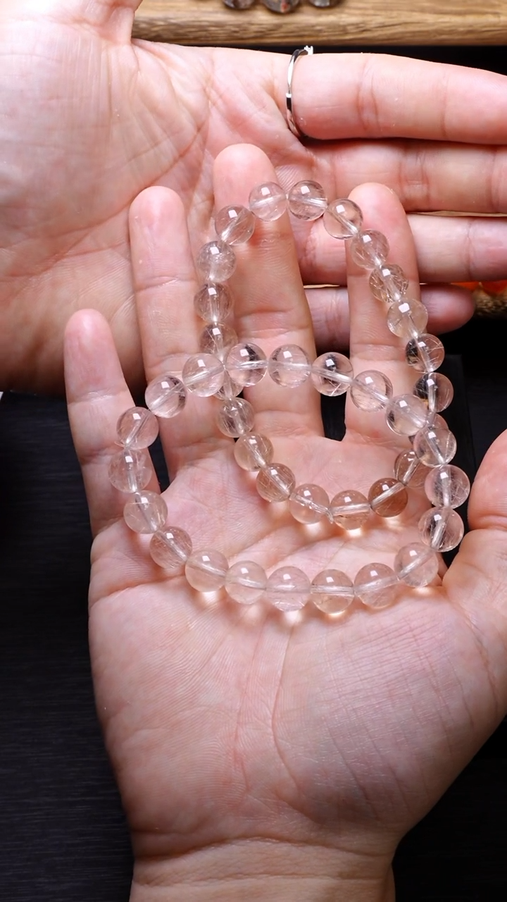 【闪购商品】水晶Q005白兔毛单圈9mm未镶嵌多样性发其一