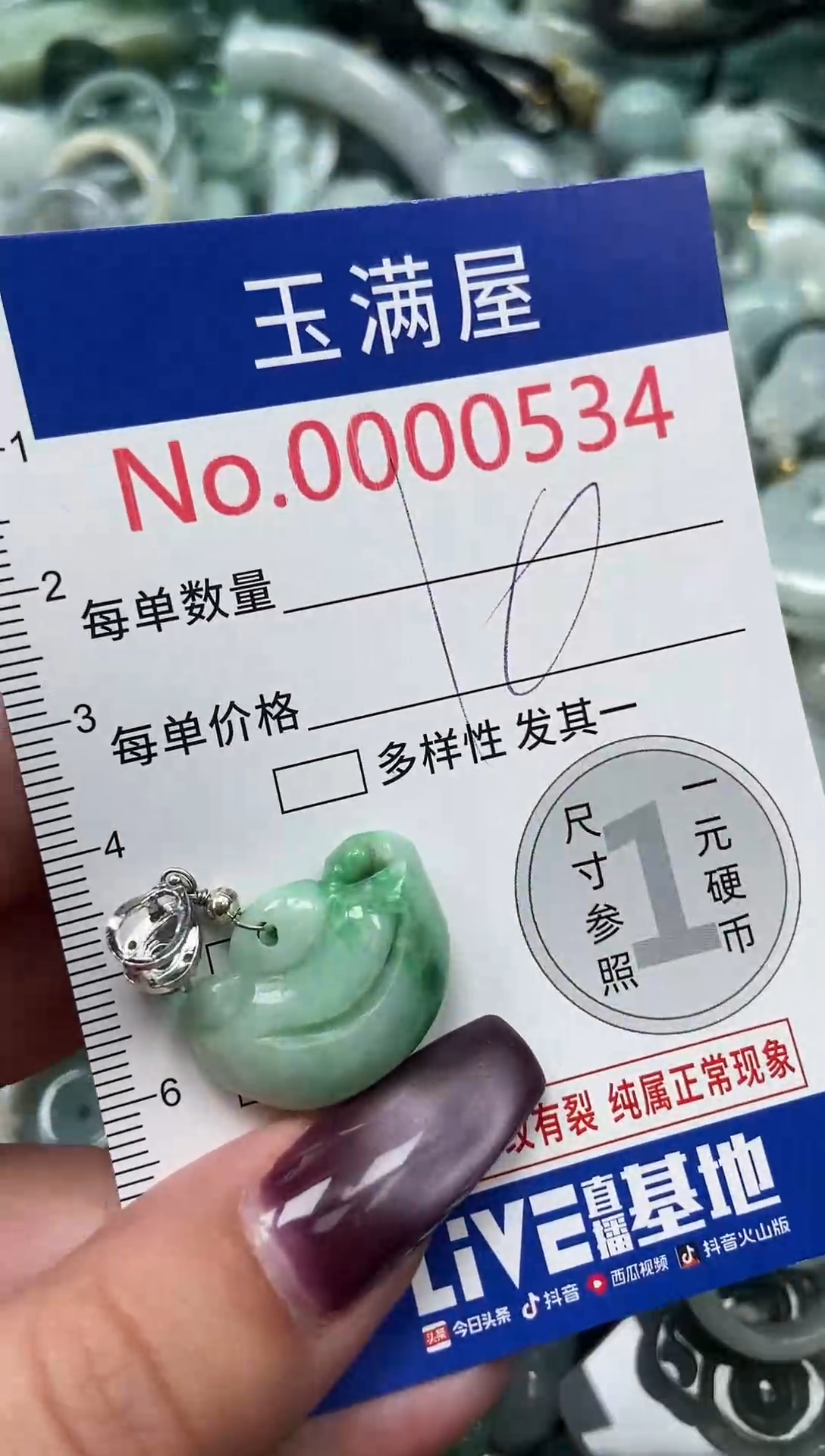 颈饰未镶嵌翡翠534