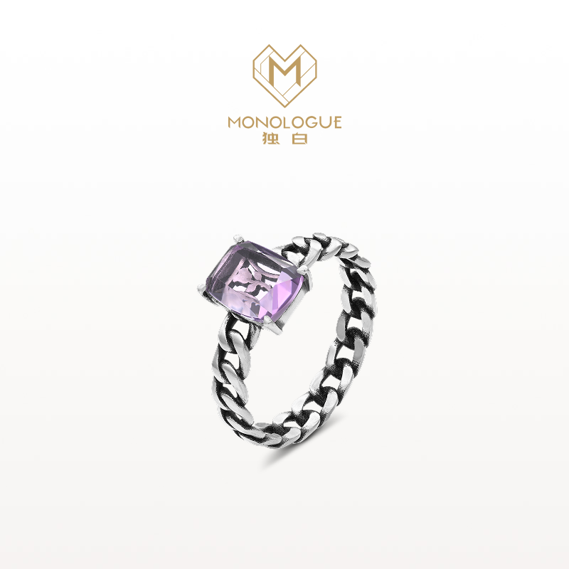 【MONOLOGUE独白】欧罗巴狂想铂金瑰紫晶戒指@MJ31