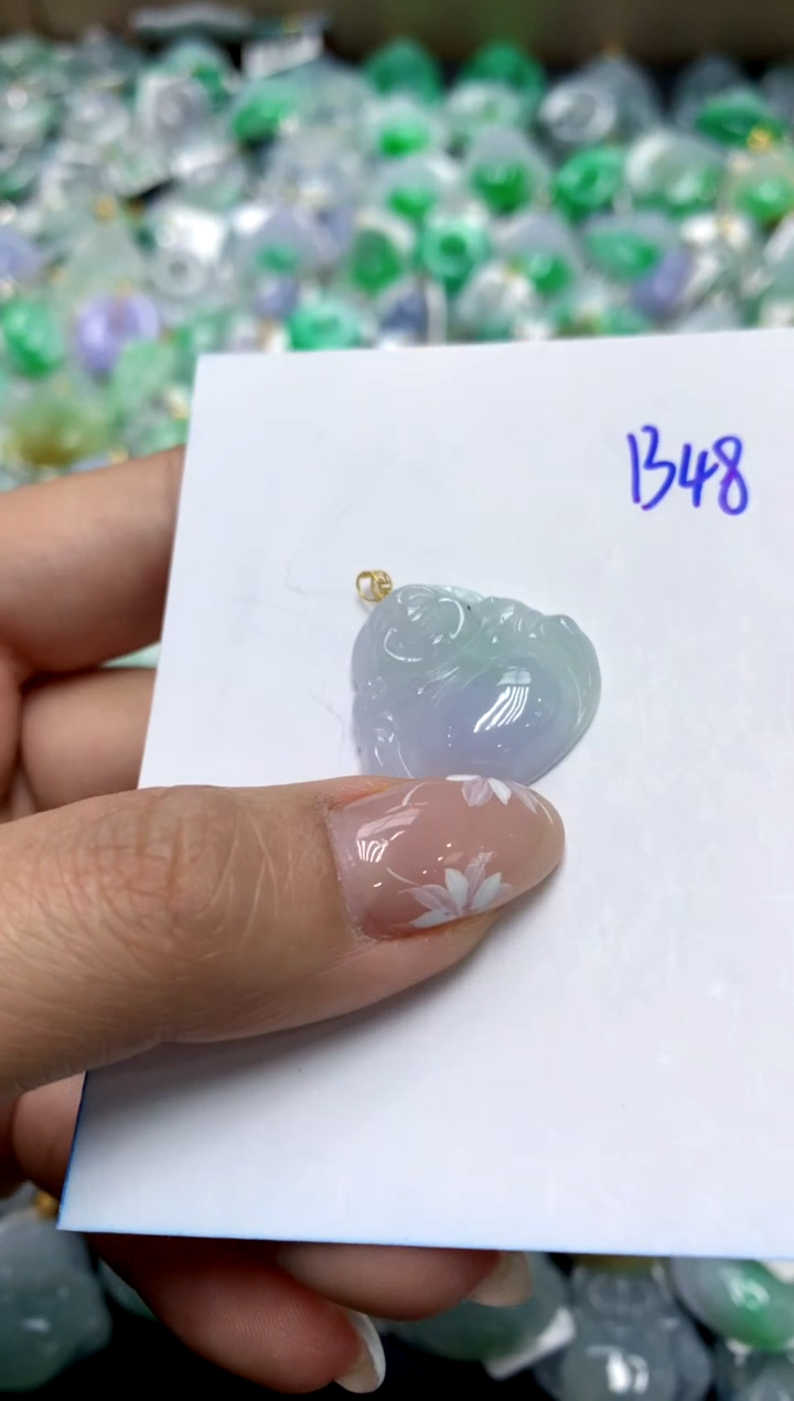 【闪购商品】翡翠颈饰18K金镶嵌1111111111111111111