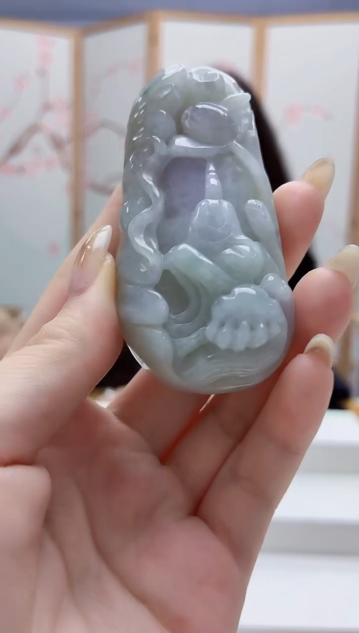 颈饰未镶嵌翡翠4829jw-jj挂件3