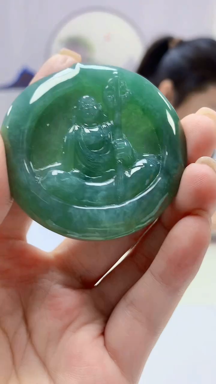 【闪购商品】定制翡翠未镶嵌4902ms-毛货91悟道