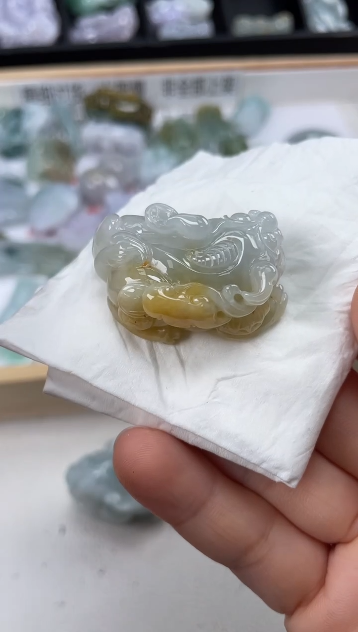 【闪购商品】翡翠颈饰未镶嵌翡翠挂件