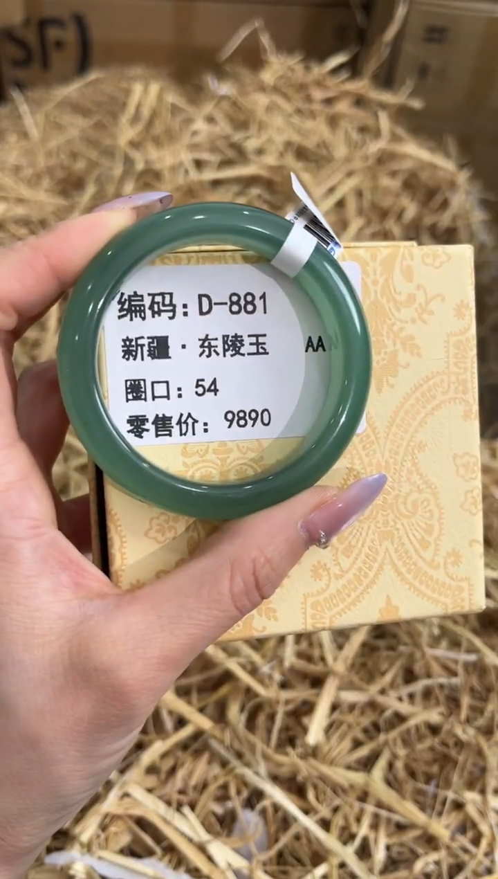 未镶嵌手镯石英质玉D-881