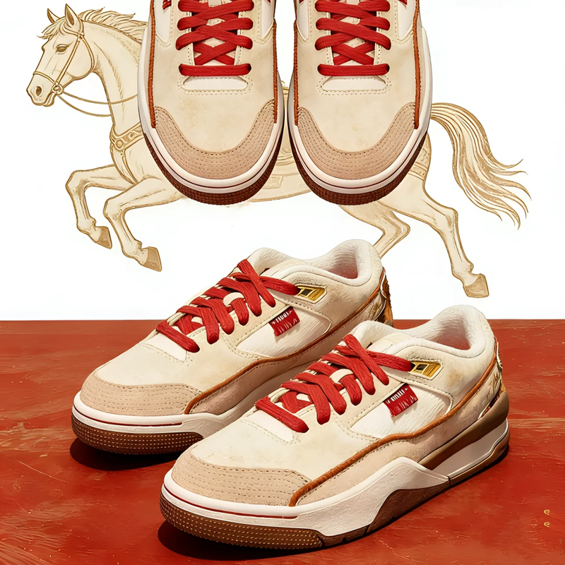 NIKE耐克马年限定新款AJFLIGHT COURT CNY福来鞋IQ1107-171