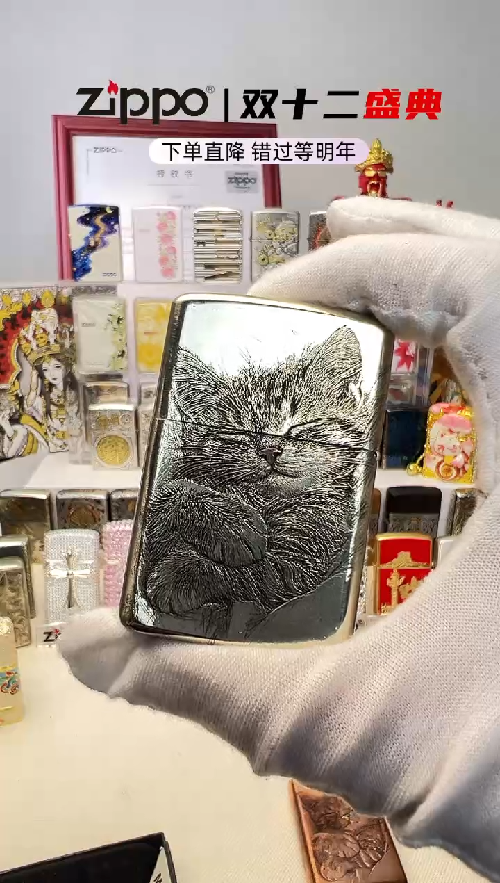 铜白铜套壳重甲虎猫