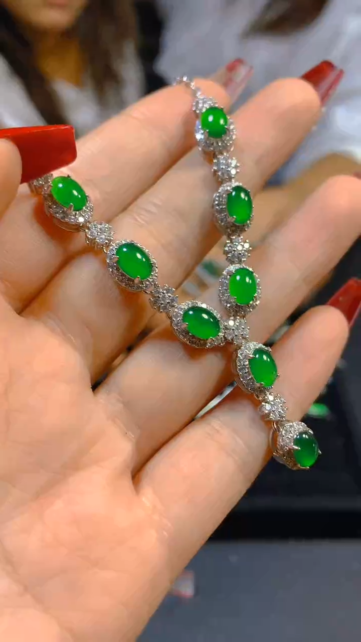 【闪购商品】翡翠套链未镶嵌0649181400多样性发一